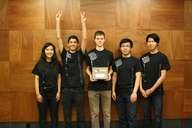 Li Xin Zhang, Ahmed Ben Rejeb, Anton Iliashenko, Qun Tian Xiang, and Victor Zhou, 2014 Canadian Senior Mathematics Contest Provincial Champions